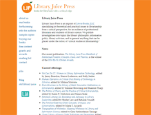Tablet Screenshot of libraryjuicepress.com